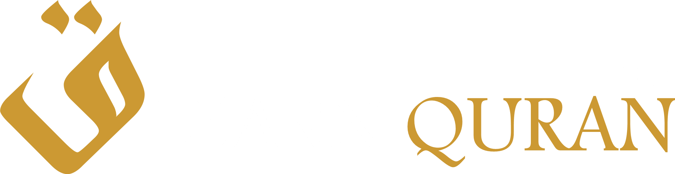 learn quran pro logo white