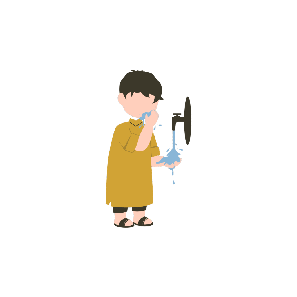 Rinse Nose - How to Perform Ablution